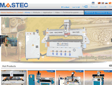 Tablet Screenshot of masteccnc.com